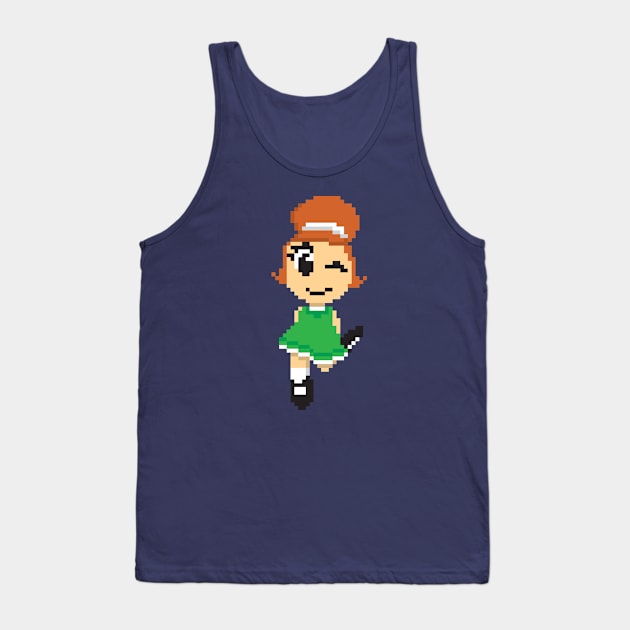 Nintendancer: 8-Bit Irish Dance Tank Top by IrishDanceShirts